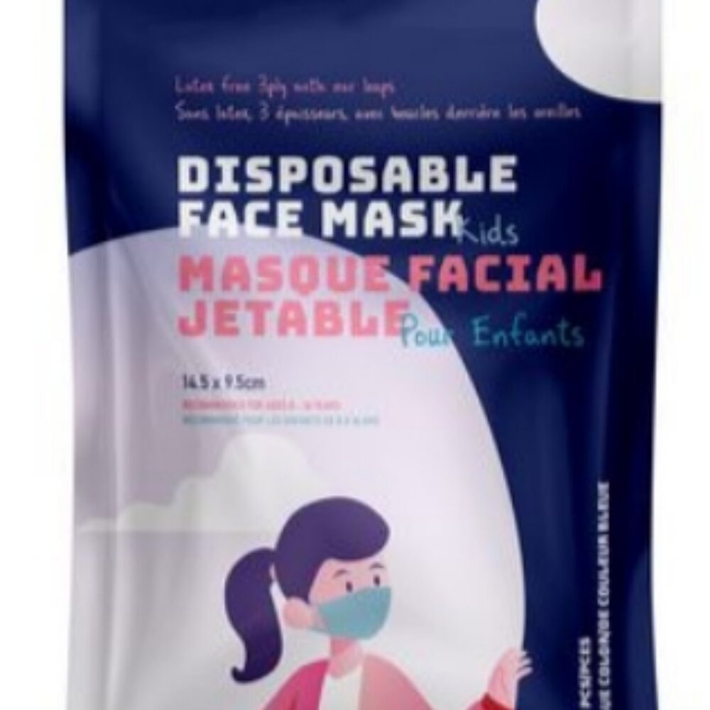 New 10 Pack Orient Honest Disposable Face Masks for Kids